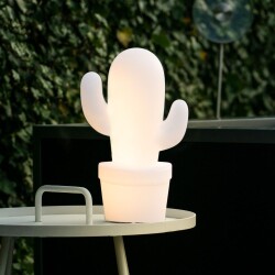 LED Tischleuchte Cactus in Weiß 2W 90lm IP44
