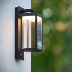 led wall lamp Clairette in black 15w 650lm ip54
