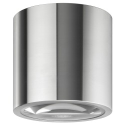 Ceiling light round with magnifying glass gu10
