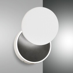 LED Wandleuchte Ara in Weiß rund 1080 lm
