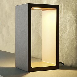 mylight LED Tischleuchte Corridor in braun gold