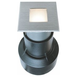 LED Bodeneinbauleuchte Basic in Silber 3000K