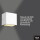 LED Wand- und Deckenleuchte Sitra Cube Wl in Weiß 10W 560lm IP44