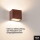 LED Wand- und Deckenleuchte Sitra Cube Wl in Braun 10W 560lm IP44