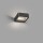 LED Wandleuchte Axel aus Metall in Dunkelgrau