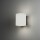 LED Außenwandleuchte aus Aluminium in Grau und Acrylglas in Weiß