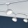 URail LED-Spot Hemi Chrom Matt 230V Metall und Kunststoff