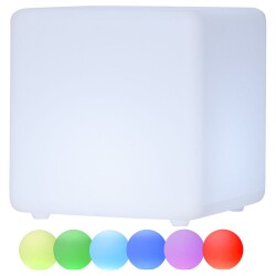 LED Deko Würfel Twilights in Weiß mit Farbwechsel