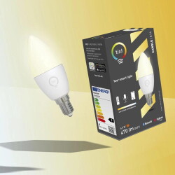 Smartes Zigbee LED Leuchtmittel E14 - Kerze B38  5,8W 470lm