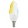 Smartes Zigbee LED Leuchtmittel E14 - Kerze B38  5,8W 470lm
