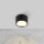 LED Deckenaufbauspot Fallon in Schwarz 8,5W 500lm 60 mm
