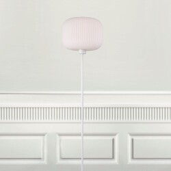 Floor lamp Milford in white e27