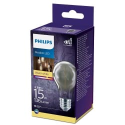 Philips LED Smoky ersetzt 15W, E27, warmweiß, 2000...
