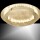 LED Deckenleuchte Nevis aus Metall in Gold, 500 mm