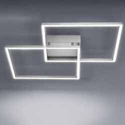 Q-Smart LED Deckenleuchte Q-Inigo in Silber tunable white...