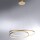 LED Pendelleuchte Roman aus Metall in Gold, 720 mm