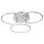 Q-Smart LED Deckenleuchte Q-Nevio in Silber tunable white inkl. Fernbedienung