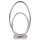 Q-Smart LED Tischleuchte Q-Nevio in Silber tunable white inkl. Fernbedienung