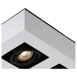 LED Deckenleuchte Xirax GU10 4x5W  in Weiß 4-flammig