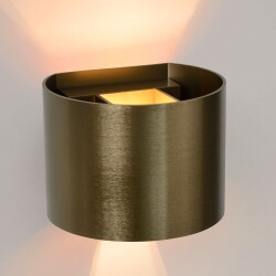 LED Wandleuchte Xio 3.5W G9 350lm rund in Bronze