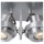 LED Deckenspot Landa 2x5W GU10 in Aluminium 2-flammig