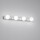 LED Wandleuchte Lis in Chrom und Weiß-satiniert 4x 3W 920lm IP44