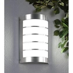 Outdoor wall lamp Aqua Marco in stainless steel ip44