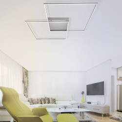 Q-Smart led ceiling light Q-Inigo in silver