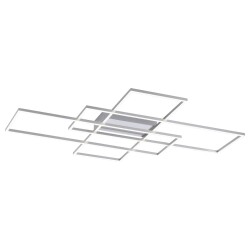 Q-Smart led ceiling light Q-Inigo in silver tunable white...
