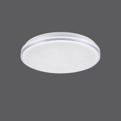 Q-Smart led ceiling light Q-Benno in Silver incl. remote...