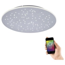 Q-Smart led wall and ceiling light Q-Nemo rgbw incl....