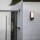 LED Außenwandleuchte Qubo aus Aluminiumdruckguss in Anthrazit mit Bewegungsmelder