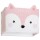 Kinderzimmer Wandleuchte Little Fox in Pink E27