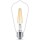 Philips LED Lampe ersetzt 40W, E27 Edisonform ST64, klar, warmweiß, 470 Lumen, nicht dimmbar, 1er Pack