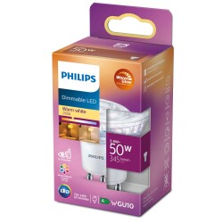 Philips LED WarmGlow Lampe ersetzt 50W, GU10 Reflektor...
