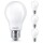 Philips LED Lampe ersetzt 15W, E27 Standardform A60, weiß, warmweiß, 150 Lumen, nicht dimmbar, 4er Pack