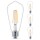 Philips LED Lampe ersetzt 60W, E27 Edisonform ST64, klar, warmweiß, 806 Lumen, nicht dimmbar, 4er Pack