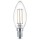 Philips LED Lampe ersetzt 25W, E14 Birne B35, klar, warmweiß, 250 Lumen, nicht dimmbar, 4er Pack