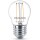 Philips LED Lampe ersetzt 25W, E27 Tropfenform P45, klar, warmweiß, 250 Lumen, nicht dimmbar, 4er Pack