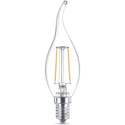 Philips LED Lampe ersetzt 25W, E14 Windstoßkerze...