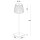 LED Akkutischleuchte Sheratan in Weiß 2,2W 154lm IP54