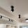 LED Wand- und Deckenspot Oculus in Schwarz und Transparent 10,5W 780lm