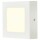 LED Deckenleuchte Senser in Weiß 8,2W 440lm eckig