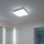 LED Wand- und Deckenleuchte Sima in Weiß 24W 2150lm IP44 eckig dimmbar