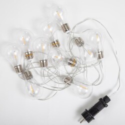 LED Lichterkette Stella Guirnalda in Transparent 10x 0,2W...