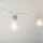LED Lichterkette Stella Guirnalda in Transparent 10x 0,2W 350lm IP44