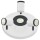 Smarter Deckenspot in Weiß aus Metall RGBW Alexa kompatibel 4x 5,5W 1600lm rund
