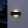 LED Wandleuchte Endura in Dunkelgrau und Weiß 10,5W 400lm IP44 rund