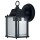 Wandlamp Endura in zwart en transparant e27 225mm