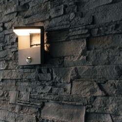 led wall lamp Bonita in anthracite with motion detector...